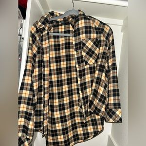 Yellow black flannel!